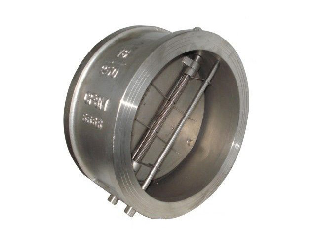 Double plate wafer type check valve